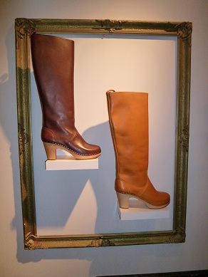 Five Two Boutique Footwear display ecologically prepared